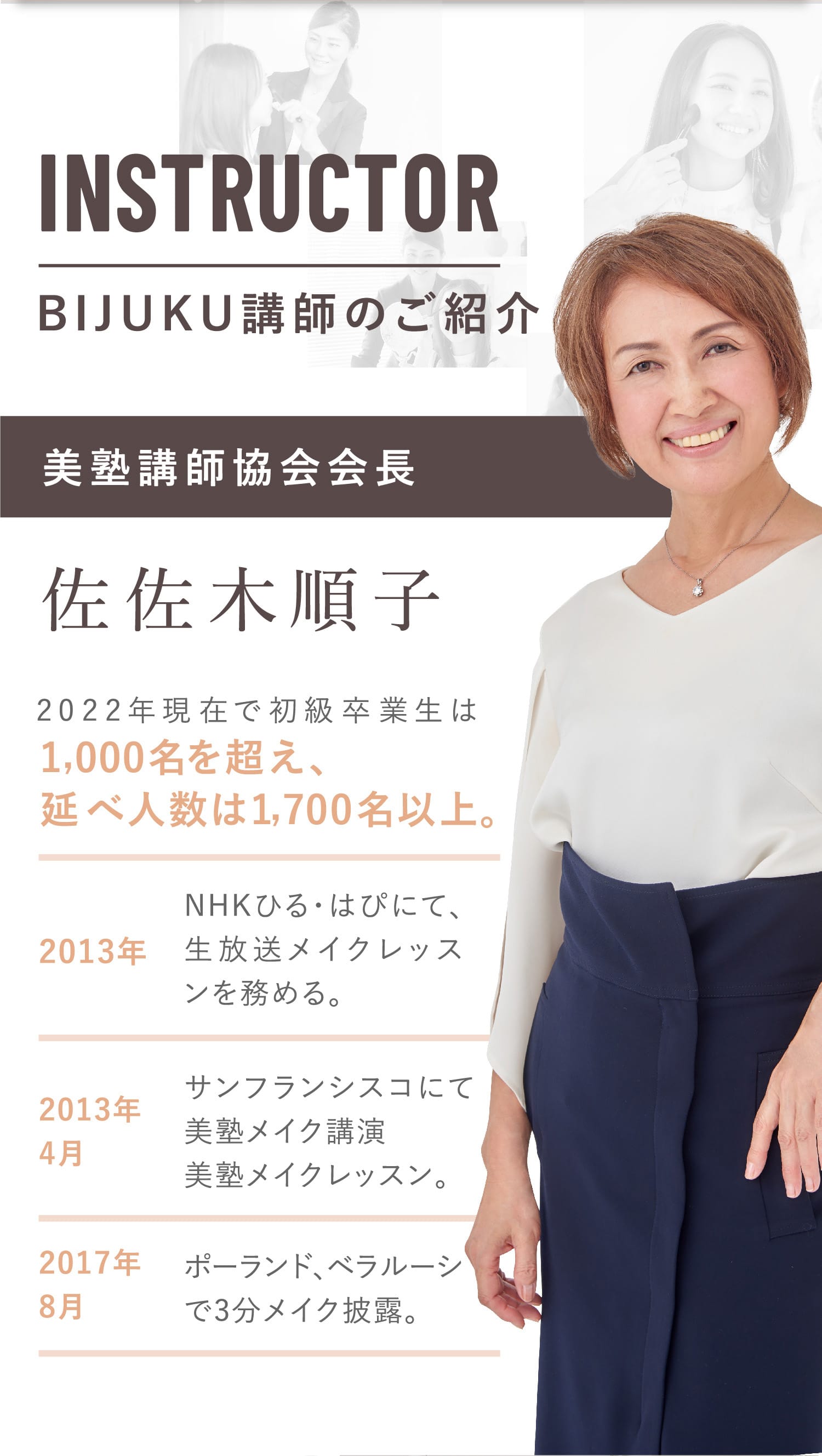 BIJUKU講師のご紹介